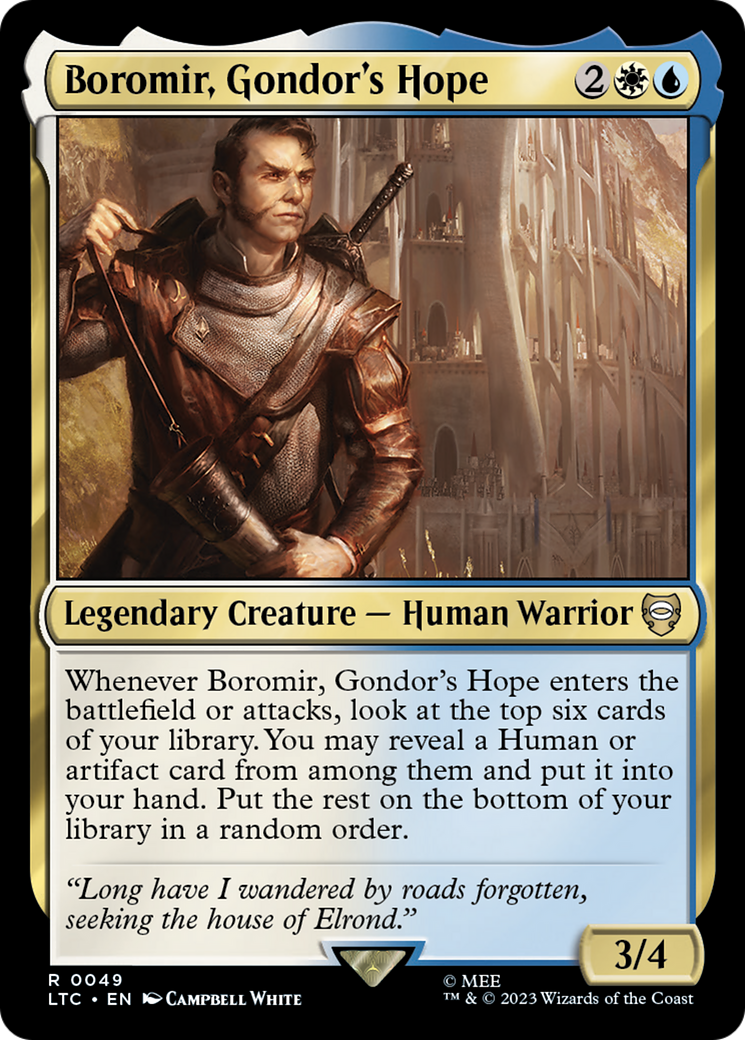 Boromir, Gondor's Hope [The Lord of the Rings: Tales of Middle-Earth Commander]-1