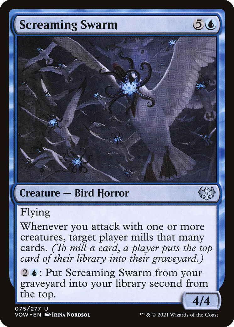 Screaming Swarm [Innistrad: Crimson Vow]-1