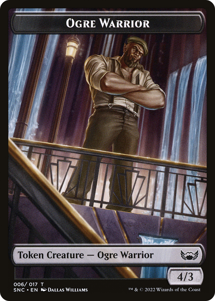 Ogre Warrior (TSNC-006) - Streets of New Capenna Tokens-1