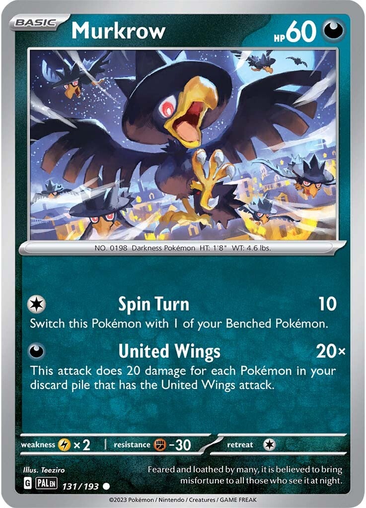 Murkrow (131/193) [Scarlet & Violet: Paldea Evolved]-1