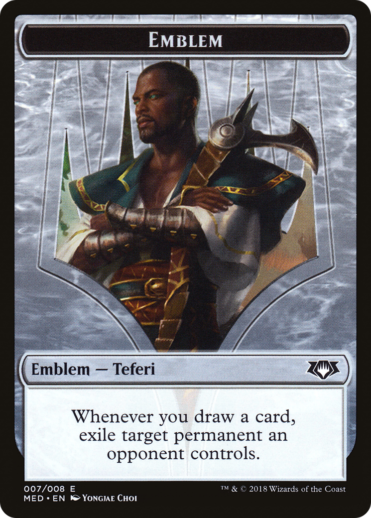 Teferi, Hero of Dominaria Emblem [Mythic Edition Tokens]-1