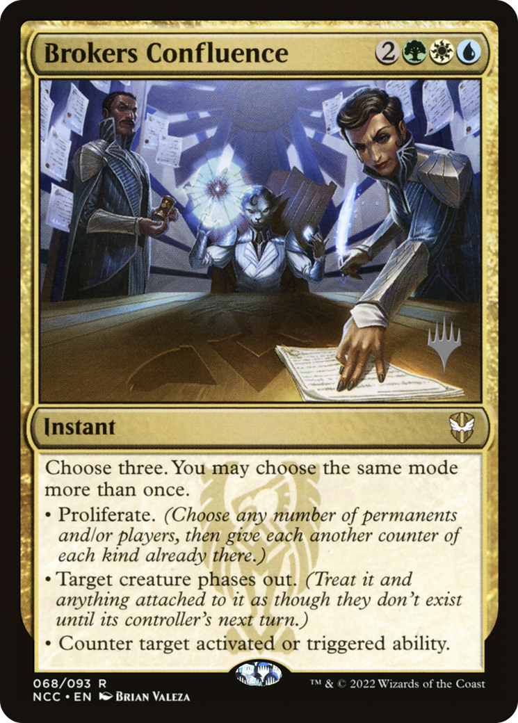 Brokers Confluence (Promo Pack) [Streets of New Capenna Commander Promos]-1