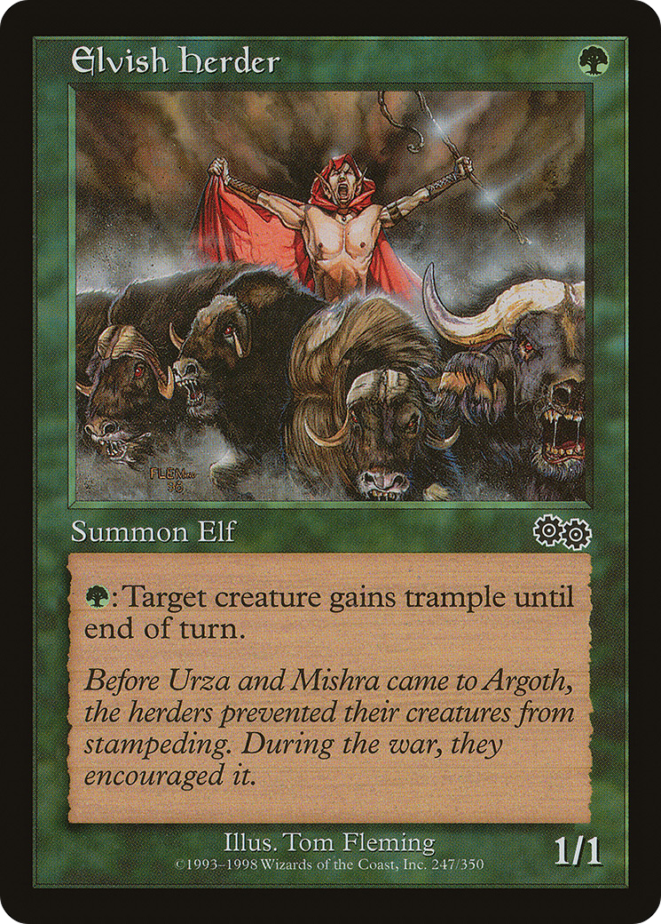 Elvish Herder [Urza's Saga]-1