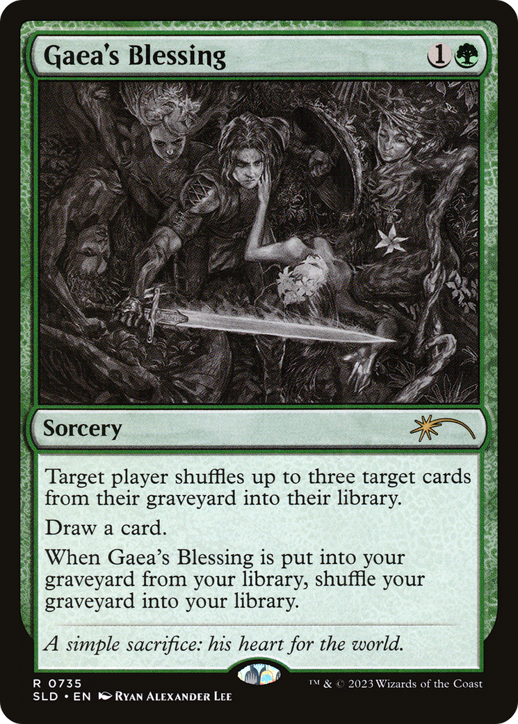 Gaea's Blessing (Sketch Showcase) [Secret Lair Drop Series]-1