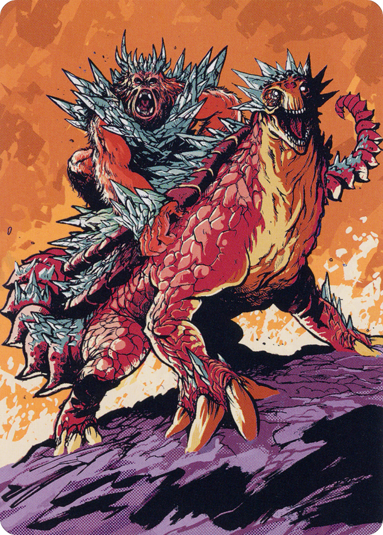 Kogla and Yidaro // Kogla and Yidaro (AMOM-061) - March of the Machine Art Series (Borderless) Foil-1