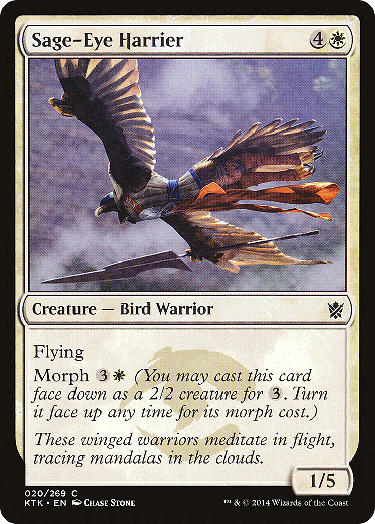 Sage-Eye Harrier [Khans of Tarkir]-1