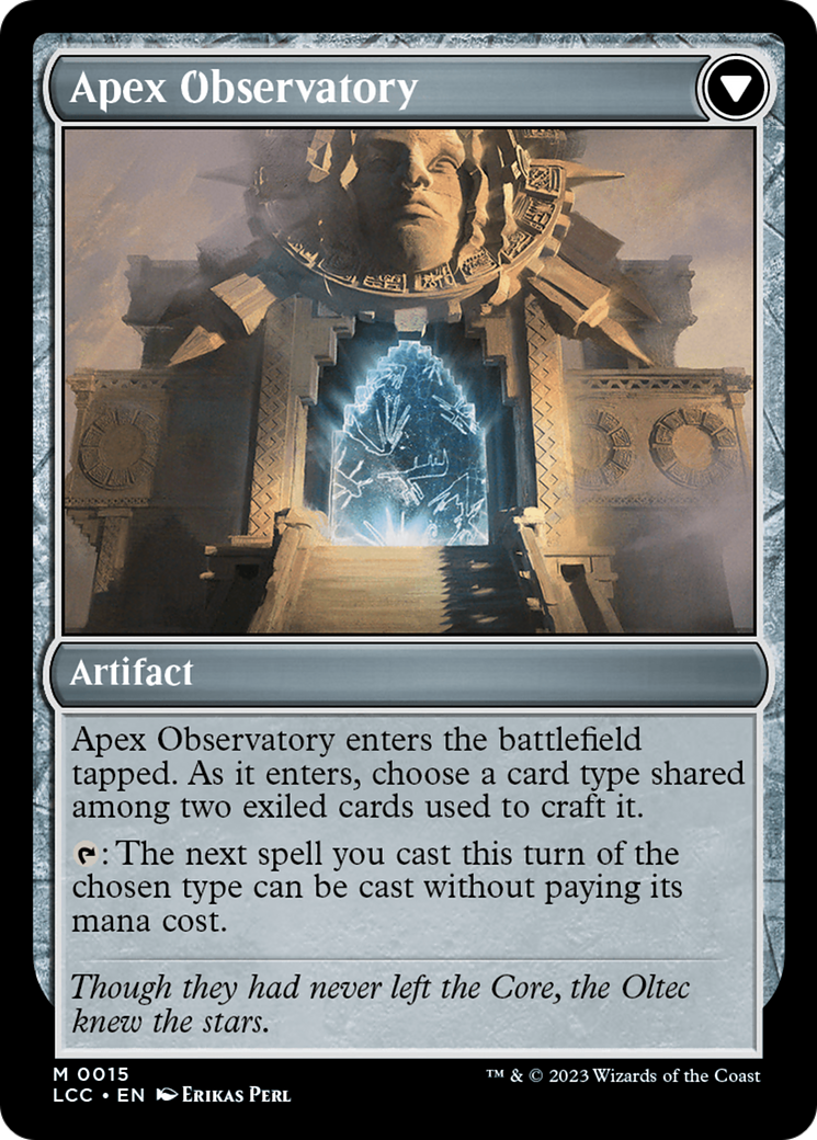 Eye of Ojer Taq // Apex Observatory [The Lost Caverns of Ixalan Commander]-2