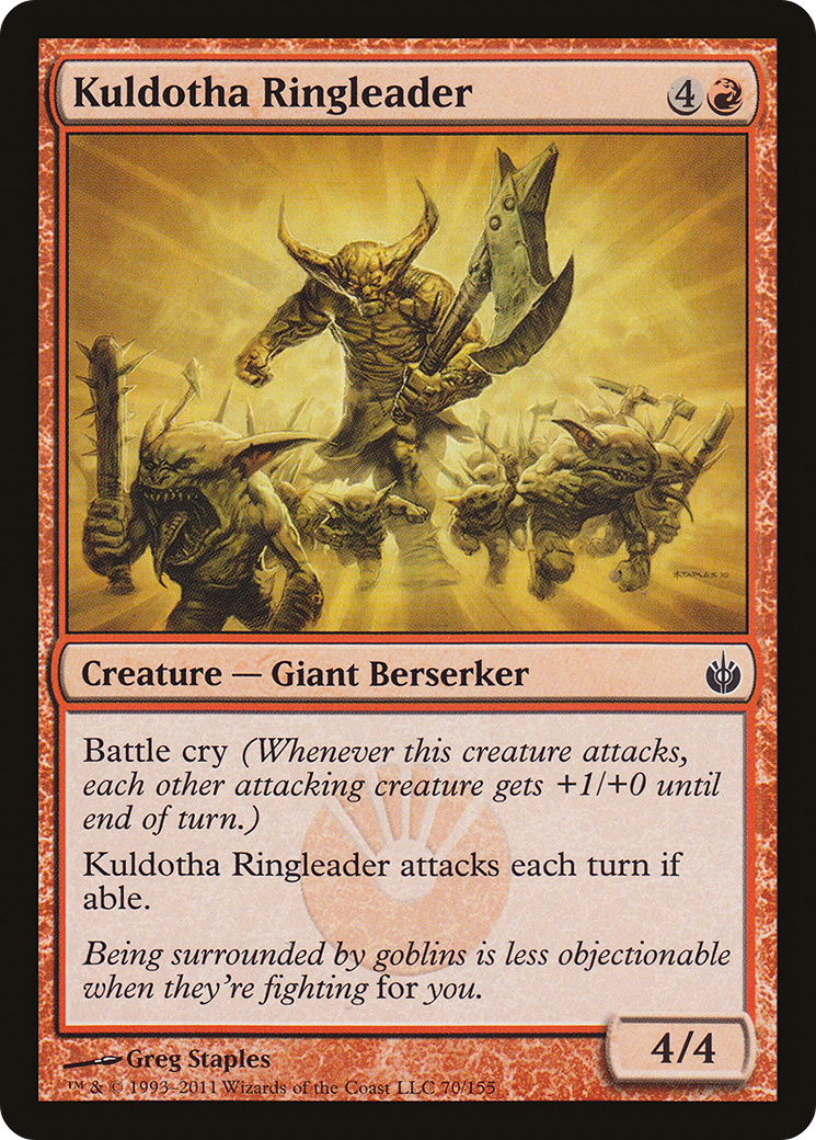 Kuldotha Ringleader [Mirrodin Besieged]-1