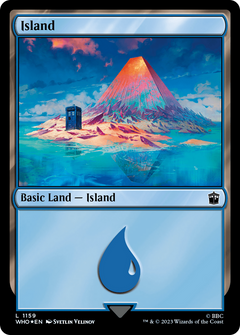 Island (1159) (Surge Foil) [Doctor Who]-1