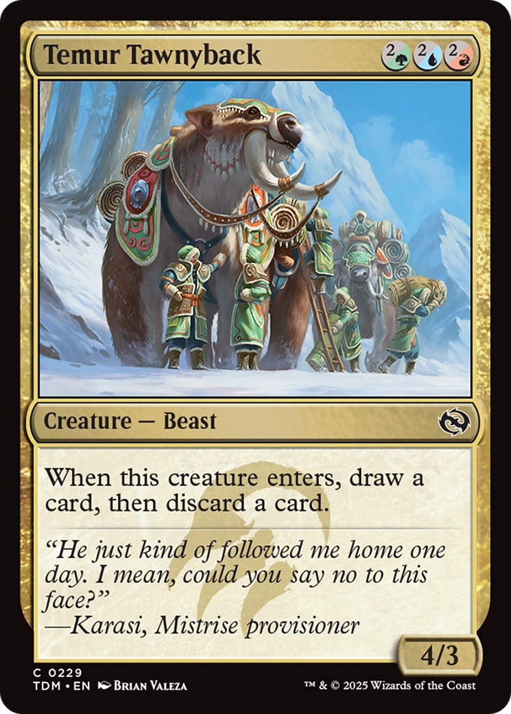 Temur Tawnyback [Tarkir: Dragonstorm]-1