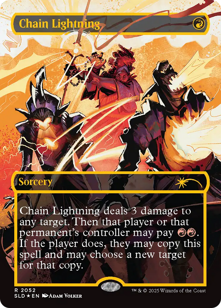 Chain Lightning (2047) (Raised Foil) [Secret Lair Drop Series]-1