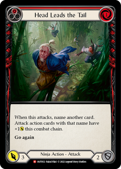 Head Leads the Tail [OUT052] (Outsiders)  Rainbow Foil-1