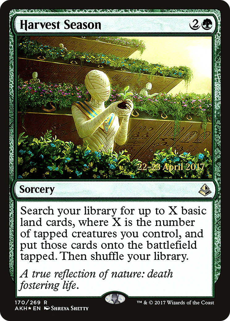 Harvest Season [Amonkhet Prerelease Promos]-1