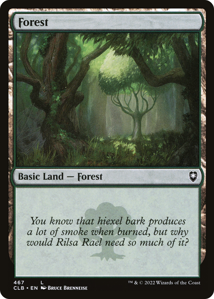 Forest (467) [Commander Legends: Battle for Baldur's Gate]-1