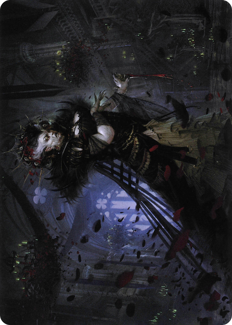 Falkenrath Forebear // Falkenrath Forebear (AVOW-033) - Crimson Vow Art Series (Borderless) Foil-3