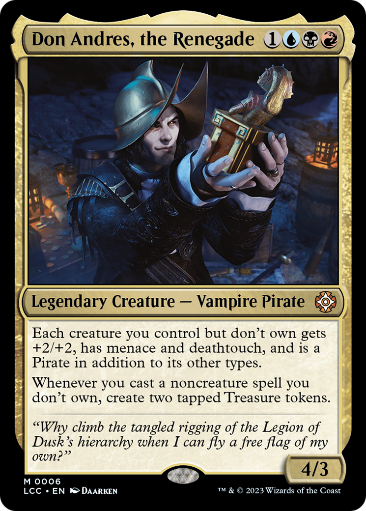 Don Andres, the Renegade [The Lost Caverns of Ixalan Commander]-1