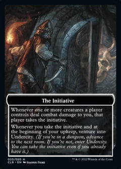 The Initiative // Undercity Double-Sided Token [Commander Legends: Battle for Baldur's Gate Tokens]-1