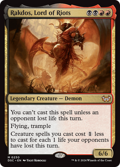 Rakdos, Lord of Riots [Duskmourn: House of Horror Commander]-1