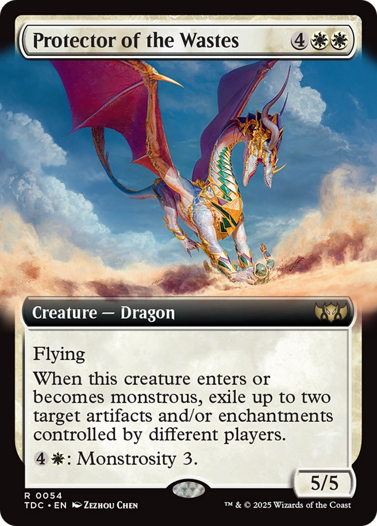 Protector of the Wastes (Extended Art) [Tarkir: Dragonstorm Commander]-1
