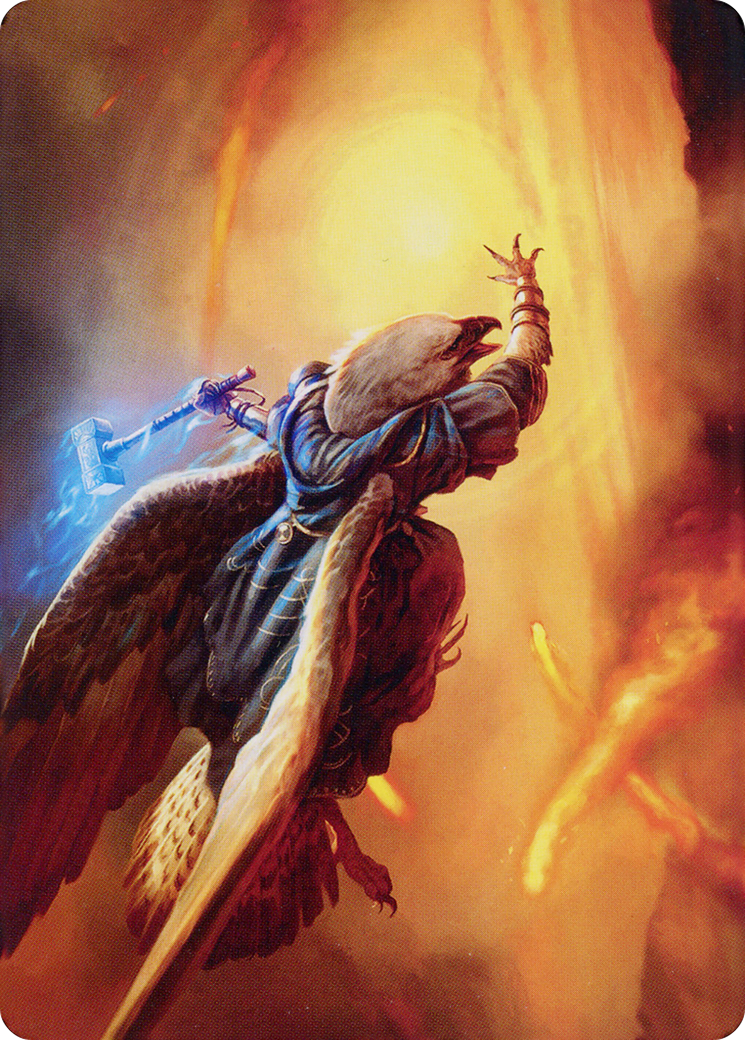 Battlewing Mystic // Battlewing Mystic (ADMU-014) - Dominaria United Art Series (Borderless) Foil-1