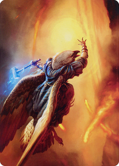 Battlewing Mystic // Battlewing Mystic (ADMU-014) - Dominaria United Art Series (Borderless)-3