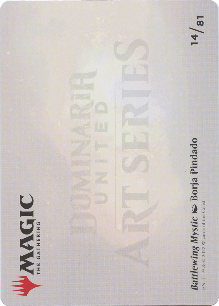 Battlewing Mystic // Battlewing Mystic (ADMU-014) - Dominaria United Art Series (Borderless) Foil-2