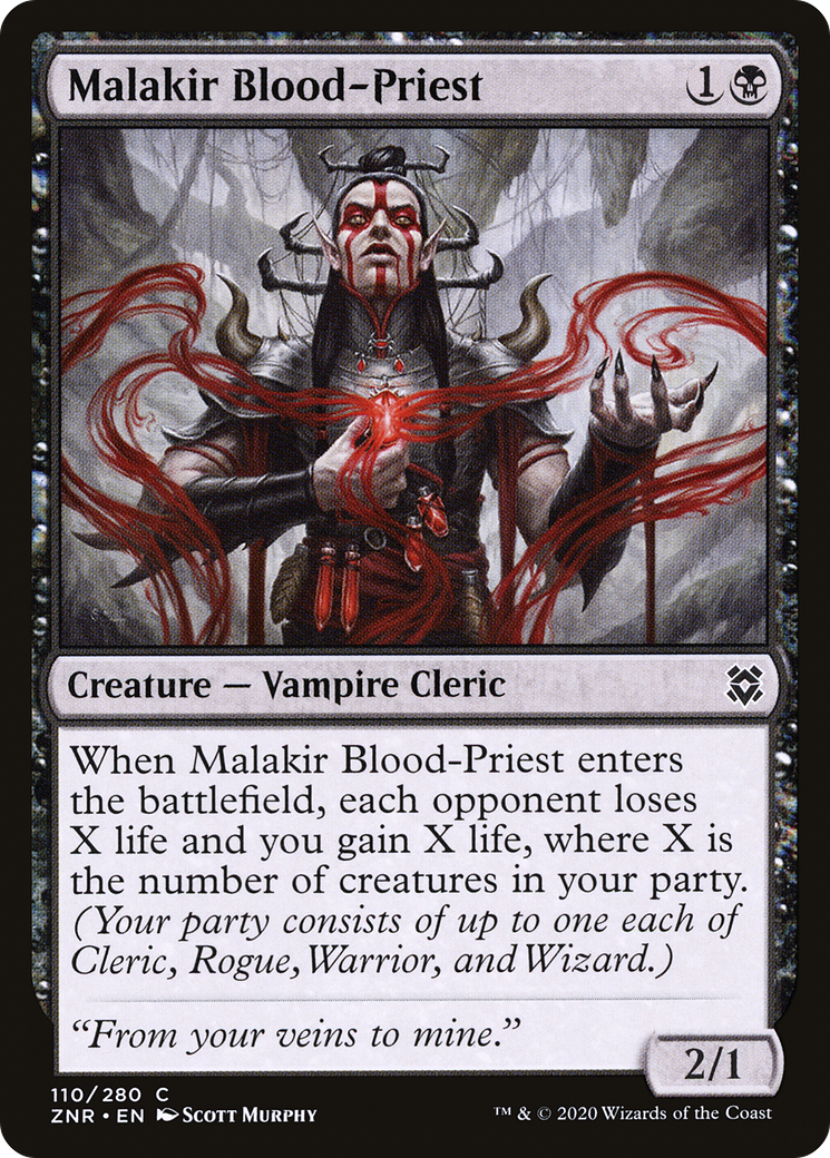 Malakir Blood-Priest [Zendikar Rising]-1