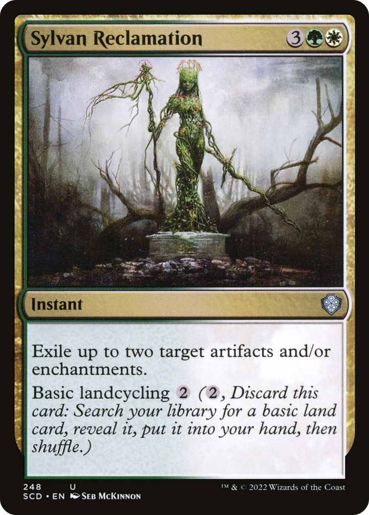 Sylvan Reclamation [Starter Commander Decks]-1