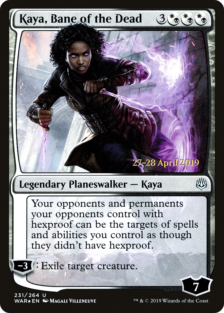 Kaya, Bane of the Dead [War of the Spark Prerelease Promos]-1