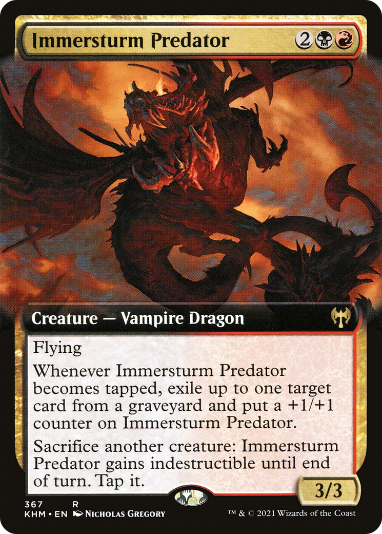 Immersturm Predator (Extended Art) [Kaldheim]-1