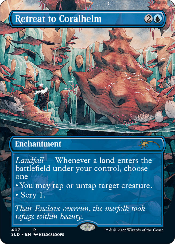 Retreat to Coralhelm (Borderless) [Secret Lair Drop Series]-1