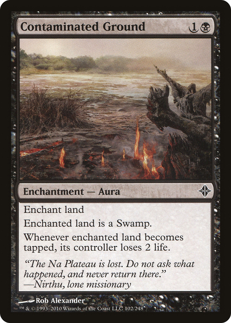 Contaminated Ground [Rise of the Eldrazi]-1