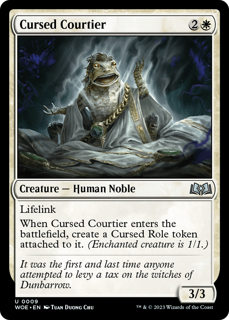 Cursed Courtier [Wilds of Eldraine]-1