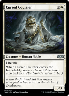 Cursed Courtier [Wilds of Eldraine]-1