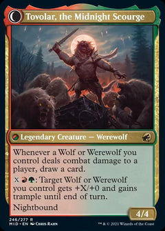 Tovolar, Dire Overlord // Tovolar, the Midnight Scourge [Innistrad: Midnight Hunt]-2