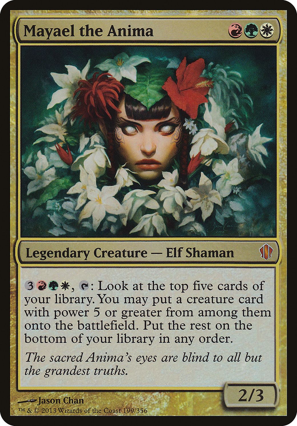 Mayael the Anima (Oversized) [Commander 2013 Oversized]-1