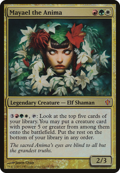 Mayael the Anima (Oversized) [Commander 2013 Oversized]-1