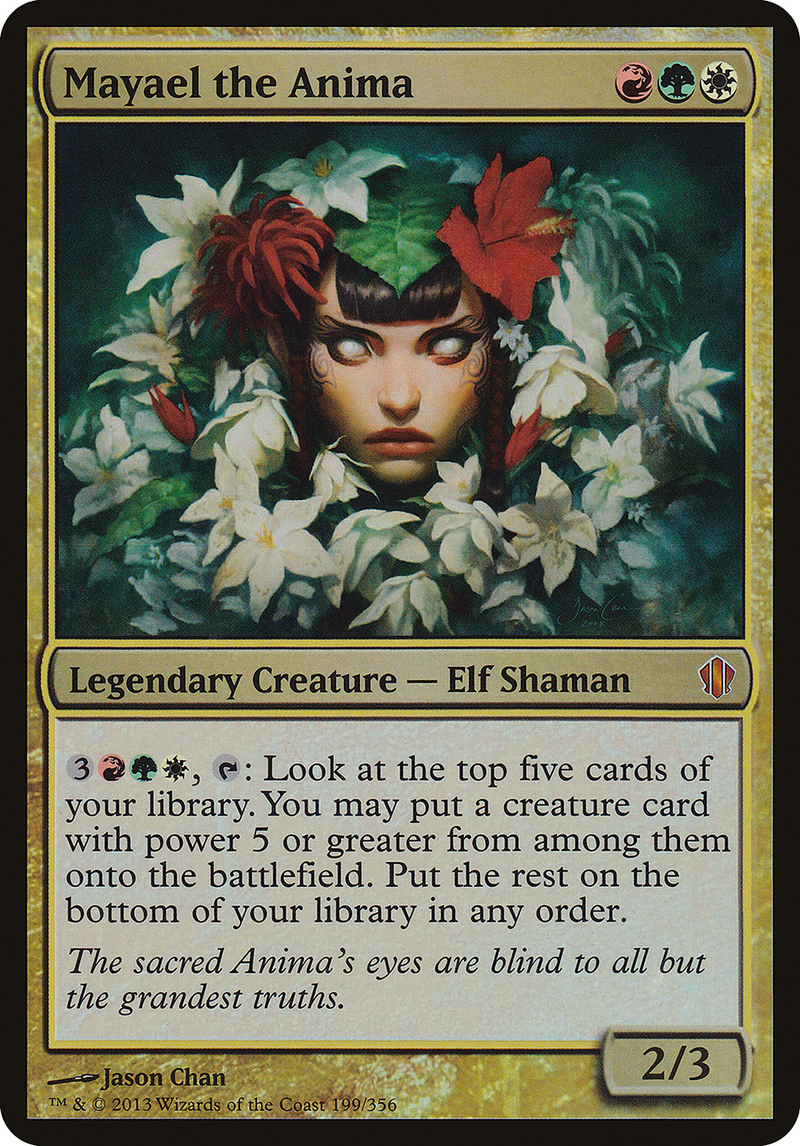 Mayael the Anima (Oversized) [Commander 2013 Oversized]-1