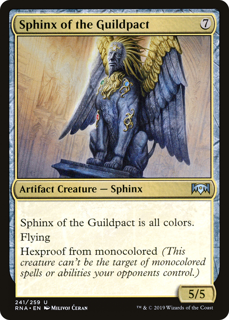 Sphinx of the Guildpact [Ravnica Allegiance]-1