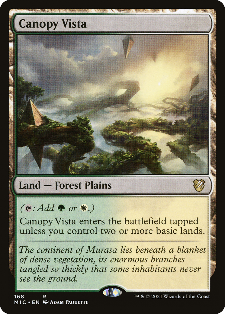 Canopy Vista [Innistrad: Midnight Hunt Commander]-1