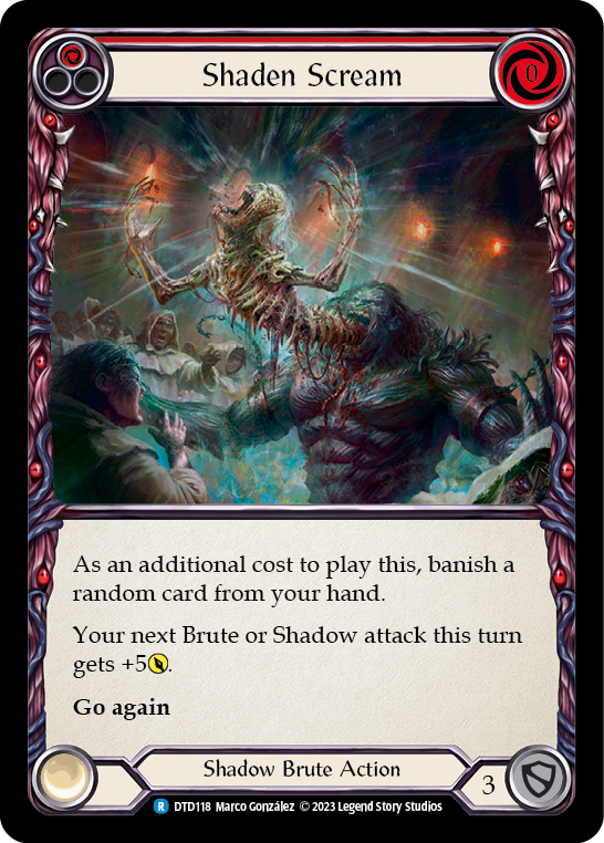 Shaden Scream (Red) [DTD118] (Dusk Till Dawn)  Rainbow Foil-1