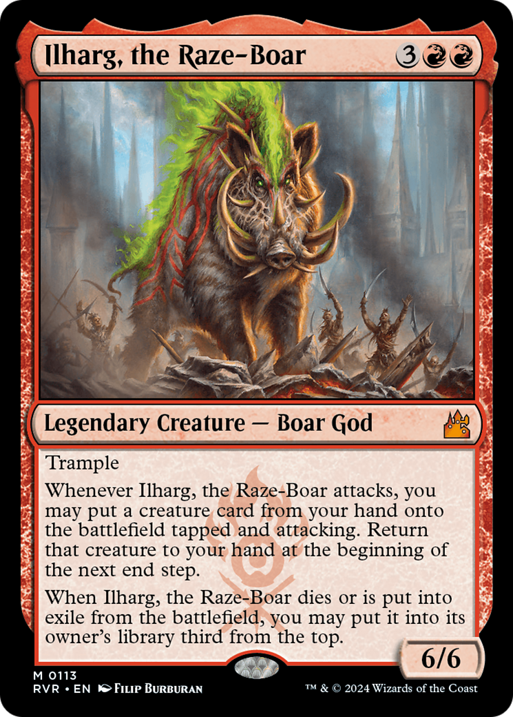 Ilharg, the Raze-Boar [Ravnica Remastered]-1