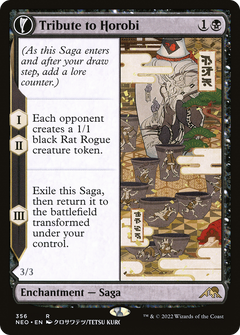 Tribute to Horobi (Showcase) (NEO-356) - Kamigawa: Neon Dynasty: (Showcase, fandfc) Foil-1