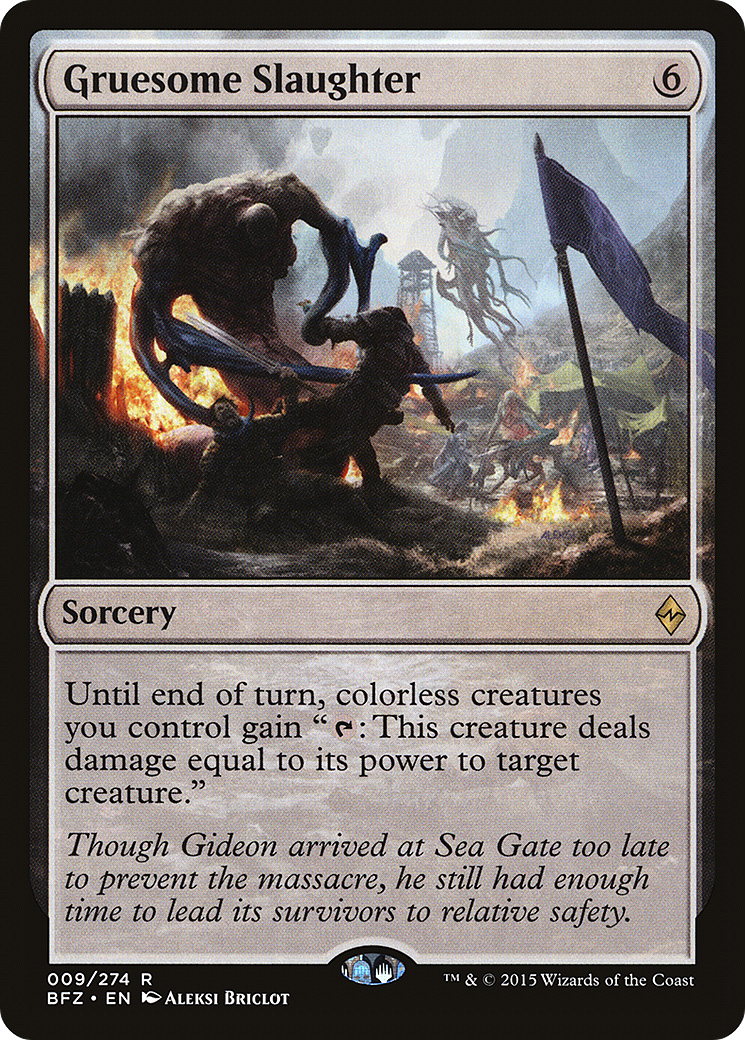 Gruesome Slaughter [Battle for Zendikar]-1