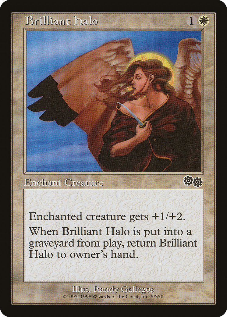 Brilliant Halo [Urza's Saga]-1