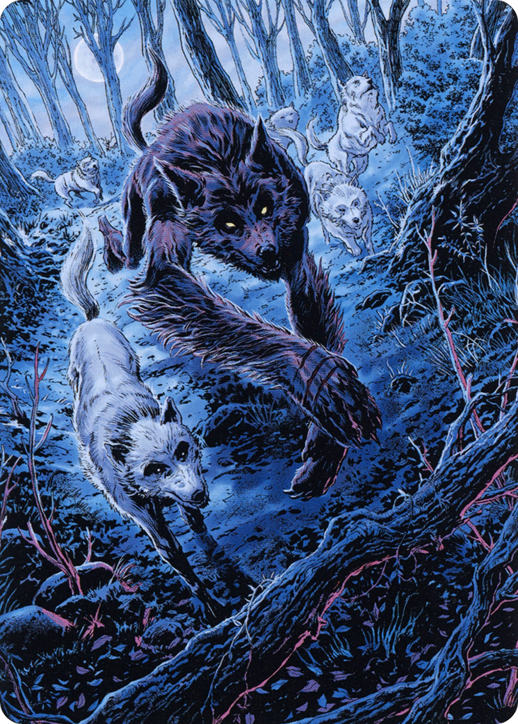 Untamed Pup // Untamed Pup (AMID-077) - Midnight Hunt Art Series (Borderless)-1