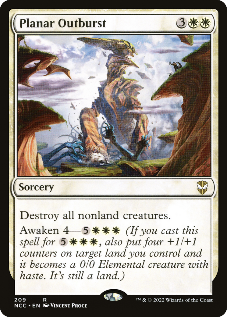 Planar Outburst [Streets of New Capenna Commander]-1
