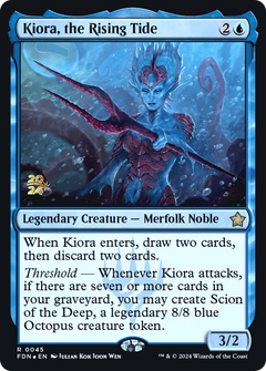Kiora, the Rising Tide [Foundations Prerelease Promos]-1