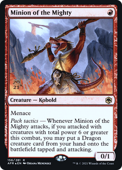 Minion of the Mighty [Dungeons & Dragons: Adventures in the Forgotten Realms Prerelease Promos]-1