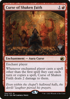 Curse of Shaken Faith (Promo Pack) [Innistrad: Midnight Hunt Promos]-1